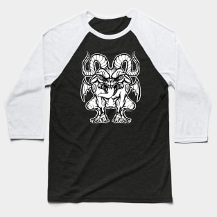 Chupacabra goat sucker - monochrome Baseball T-Shirt